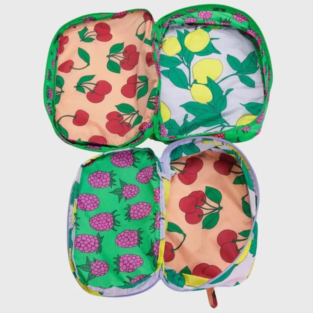 NWT Baggu Packing Cube Set, Sunshine Fruit - Picture 6 of 6